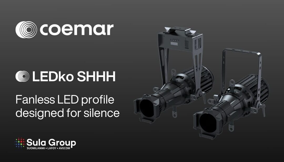 Coemar LEDko SHHH – tuulettimeton LED-profiilivalo